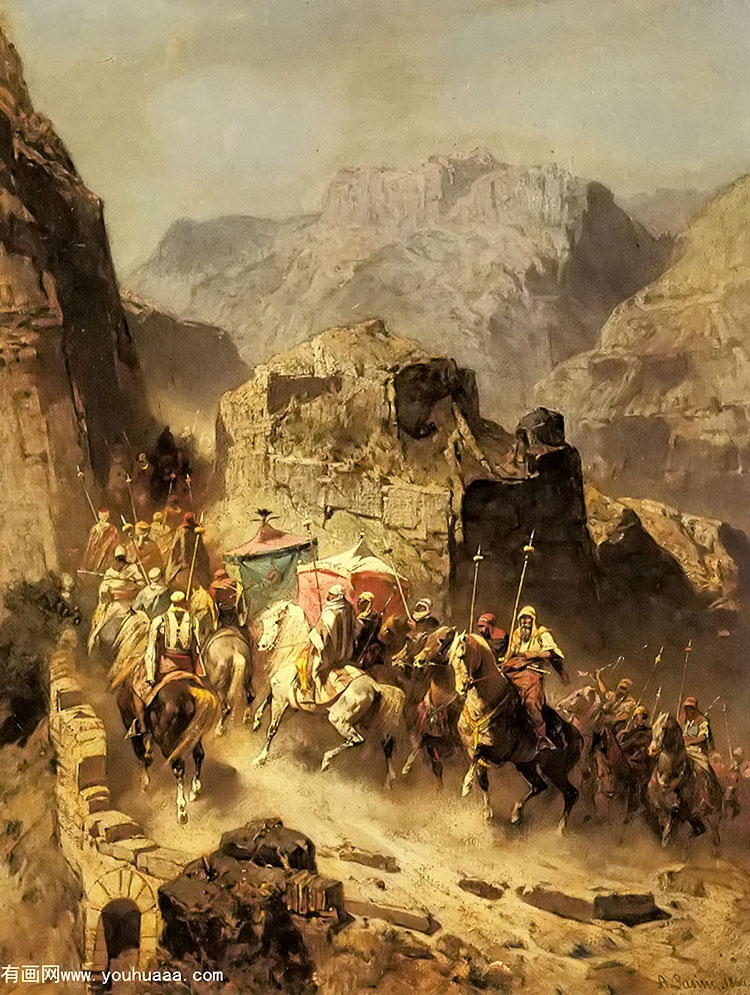 an arab caravan