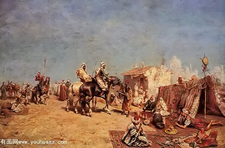 an arab encampment