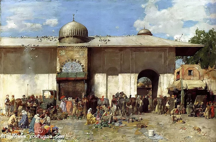 a market scene