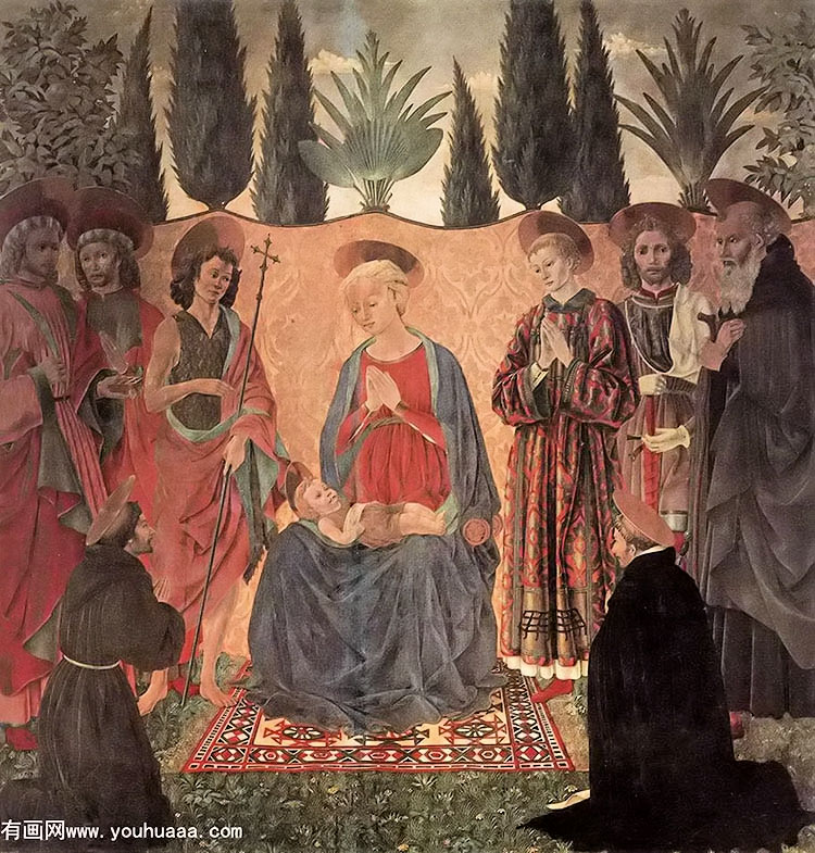 ʥĸʥͽ - madonna and child with saints