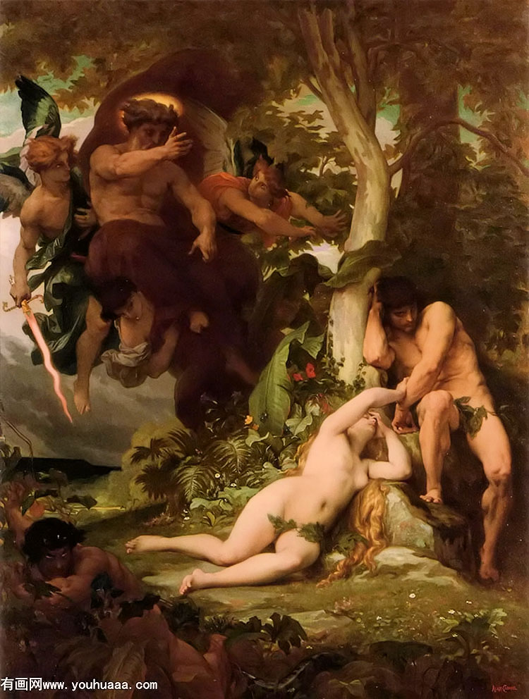 the expulsion of adam and eve from the garden of paradise