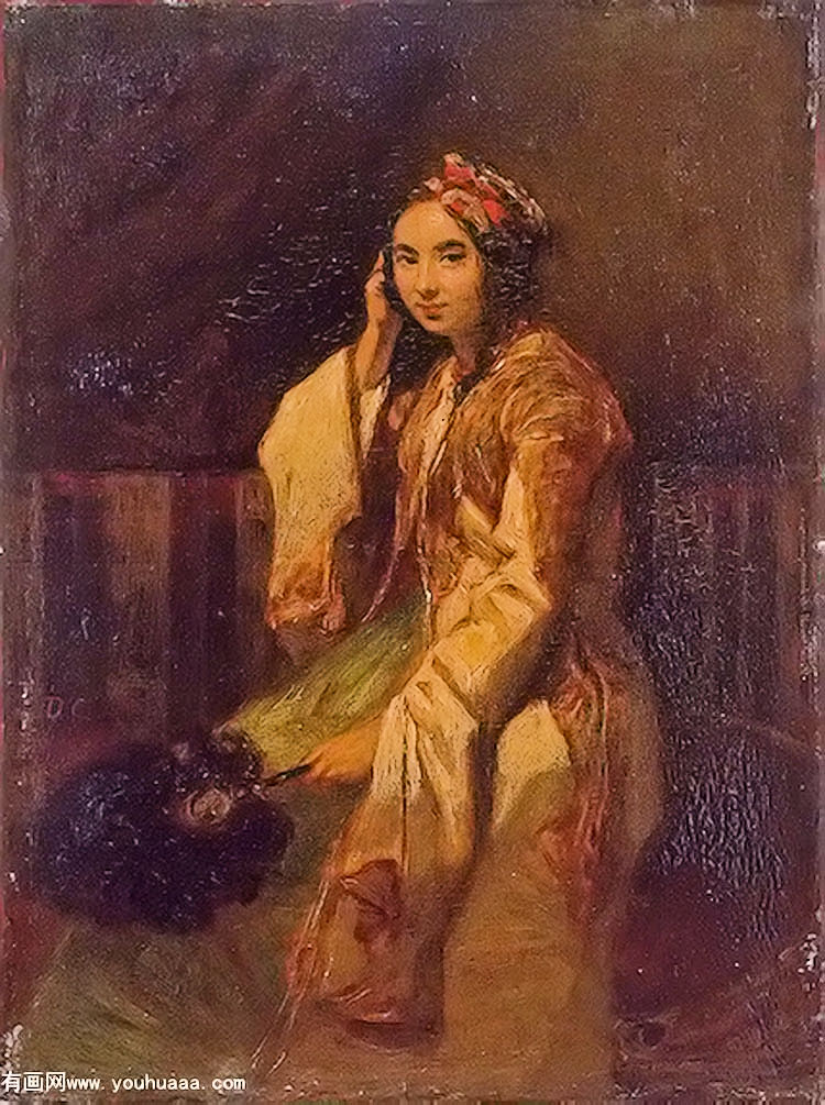 woman in oriental dress