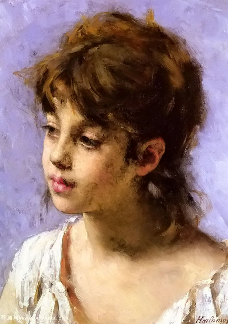 һλũŮФ - portrait of a peasant girl