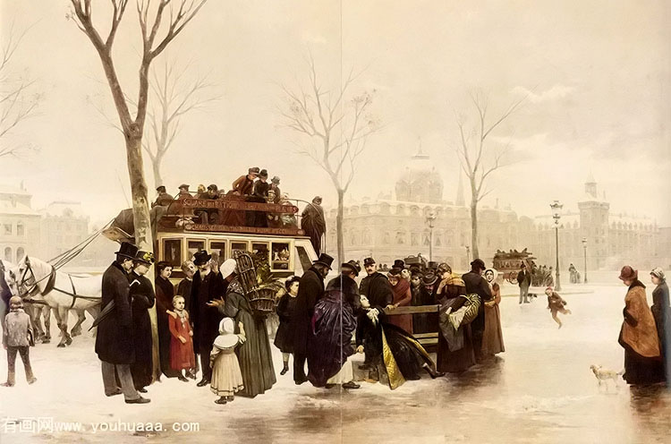 a disturbance on le quai de gesvres, paris