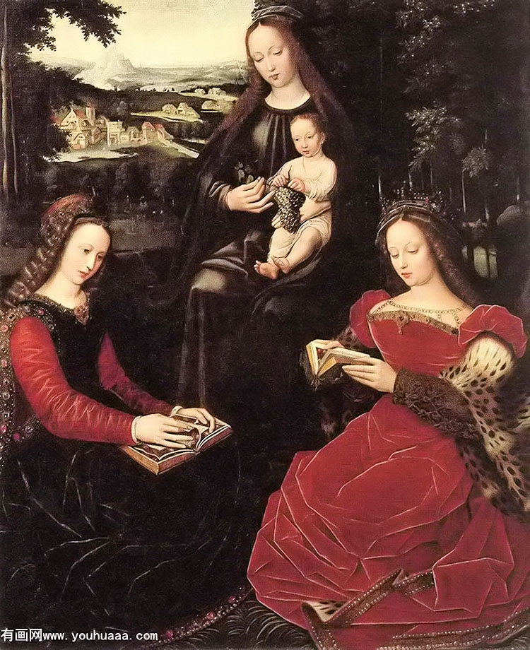 ʥĸʥͽ - virgin and child with saints