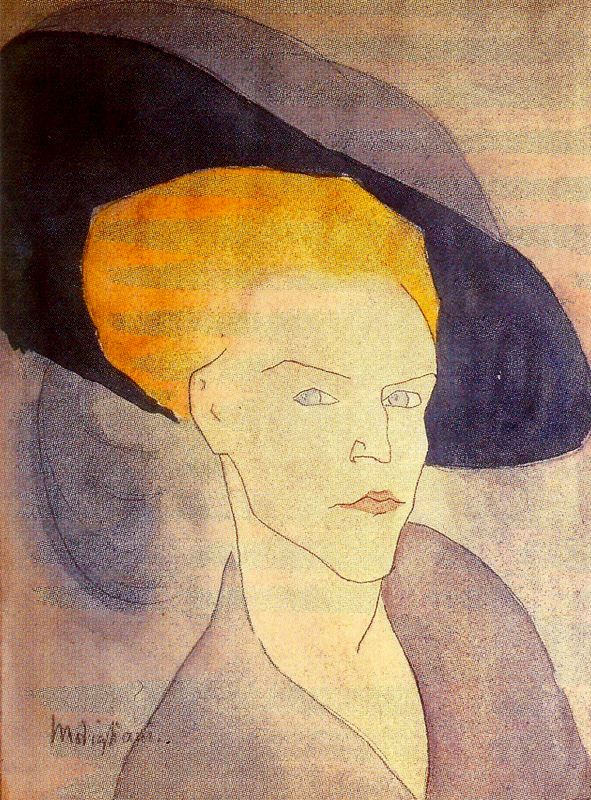 Head of a Woman with a Hat