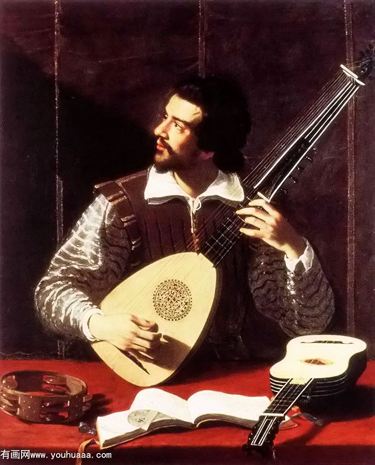 the theorbo player