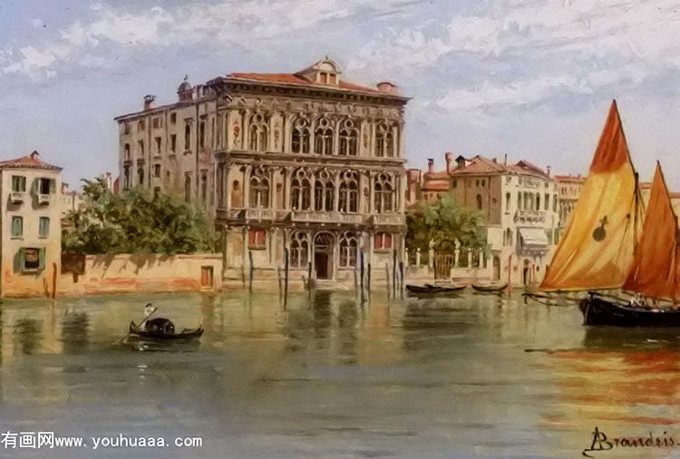 palazzo camerlenghi and the ca vendramin calergi venice