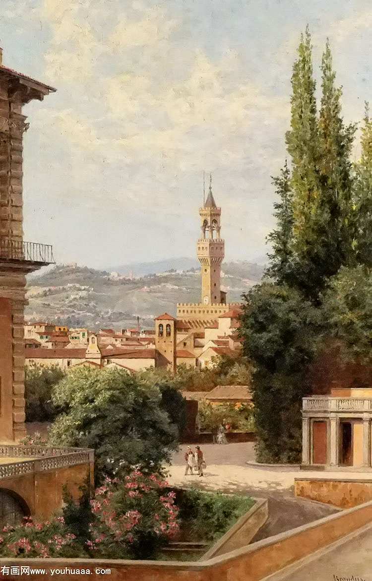 view of the palazzo vecchio the fiesole