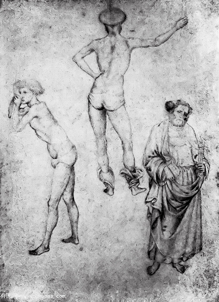 nude men and st peter