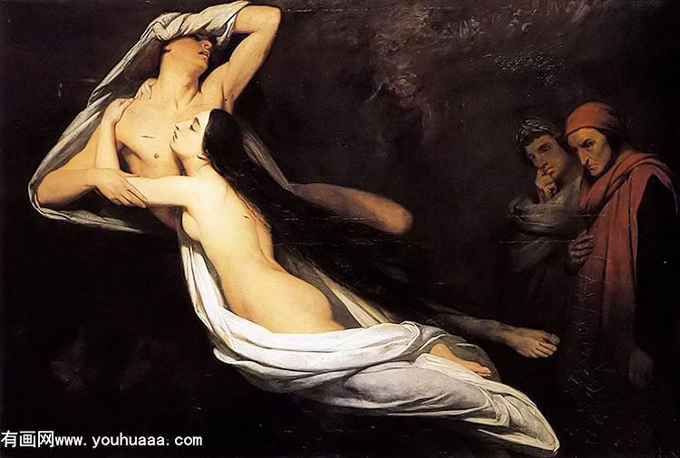 ޺͸˹Ĺֵάǰ - the ghosts of paolo and francesca appear to dante and virgil