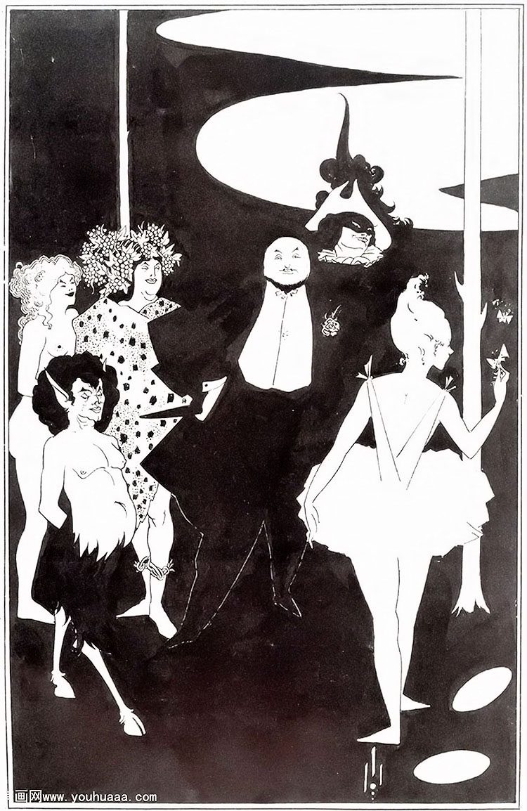 design for the frontispiece to plays by john davidson