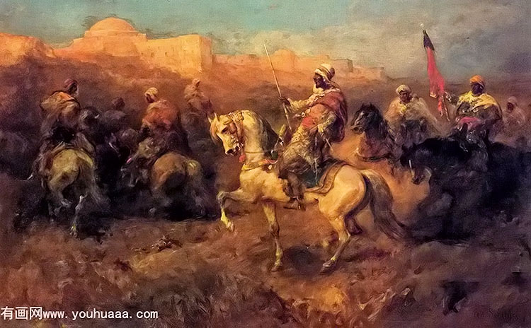 ǰеİʿ - arab horsemen on the march