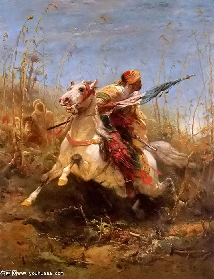 ʿָӳ - arab warrior leading a charge