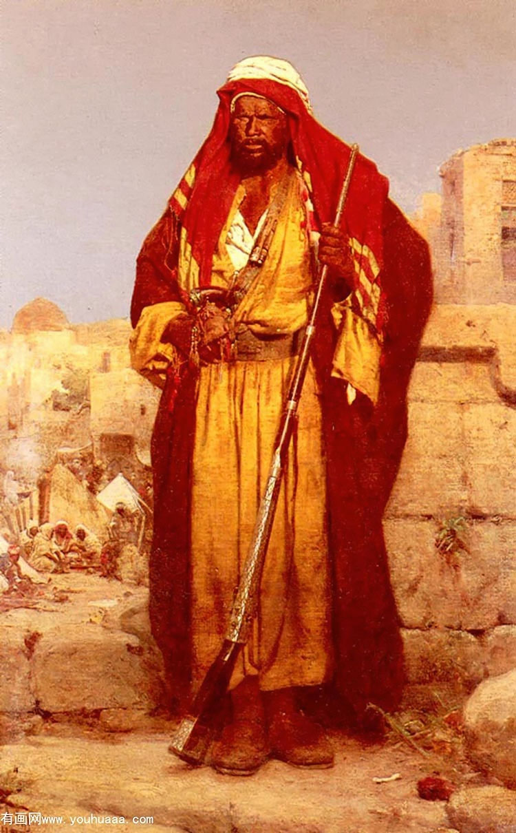 һŬ - a nubian guard