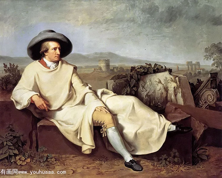 goethe in the roman campagna