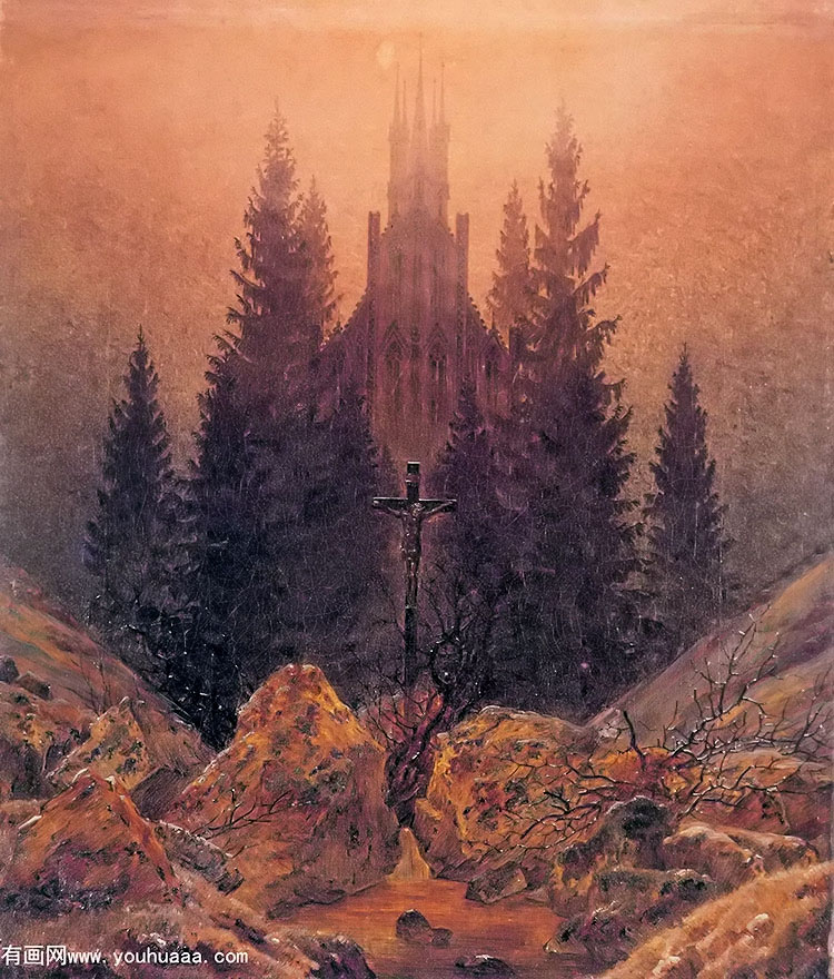 the cross in the mountains