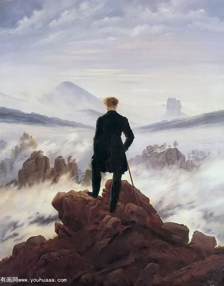 the wanderer above sea of mists