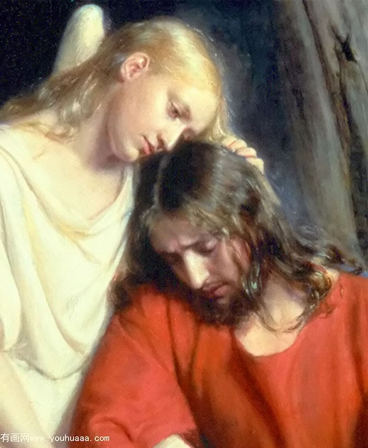 ڿ԰(ֲ1) - christ at gethsemane [detail 1]