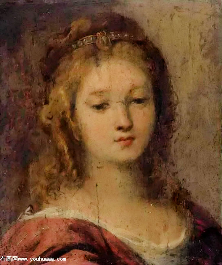 head of a woman