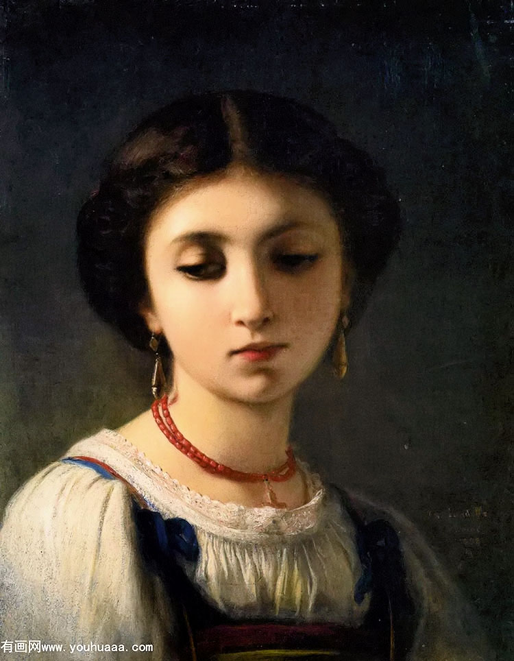 Ů - portrait of a young italian girl