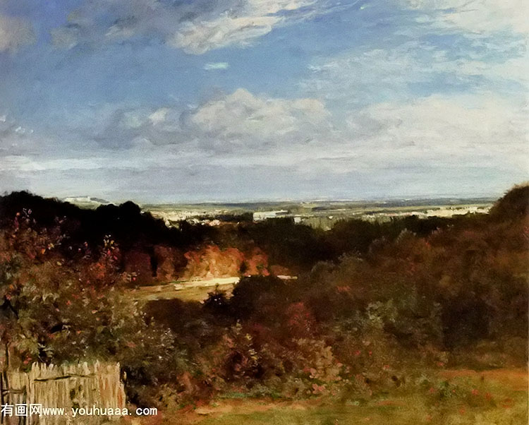 a view towards the seine from suresnes