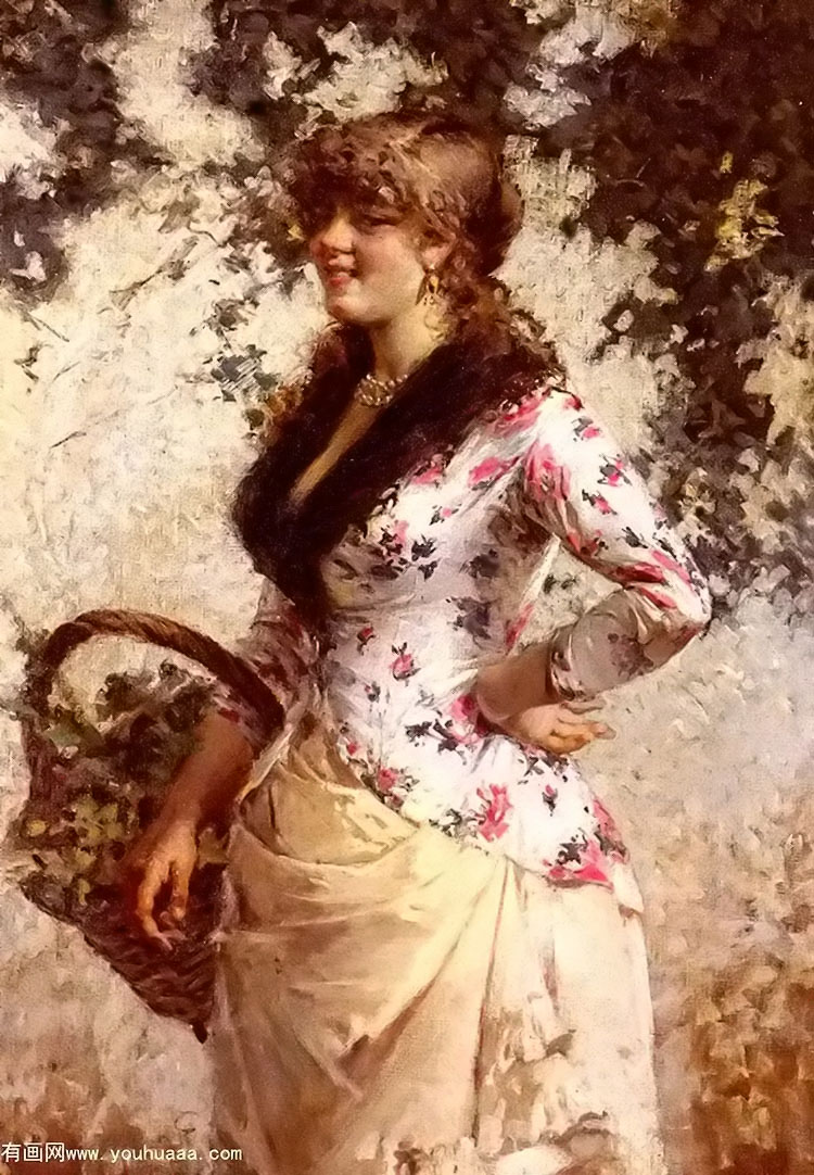 a young woman in a vineyard