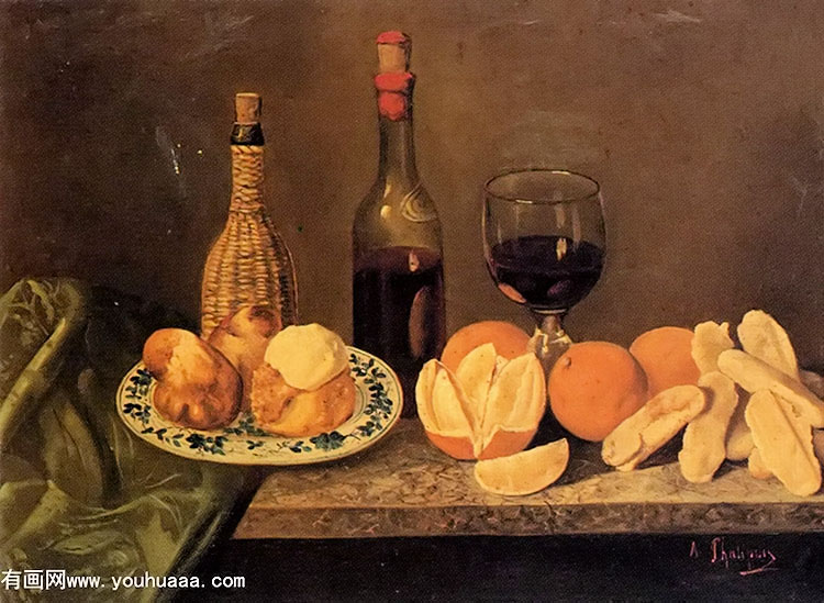 :ˮ붫 - still life with fruit and oriental china1