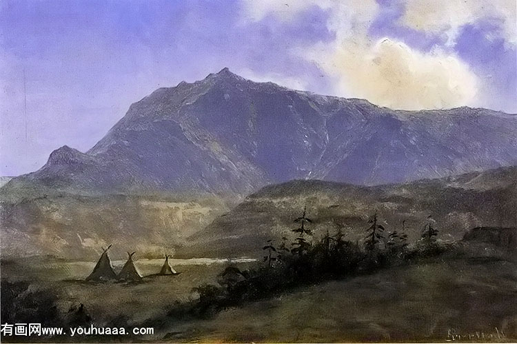 indian encampmentalbertbierstadt