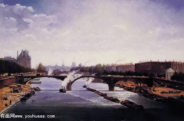 le pont de solferino, paris