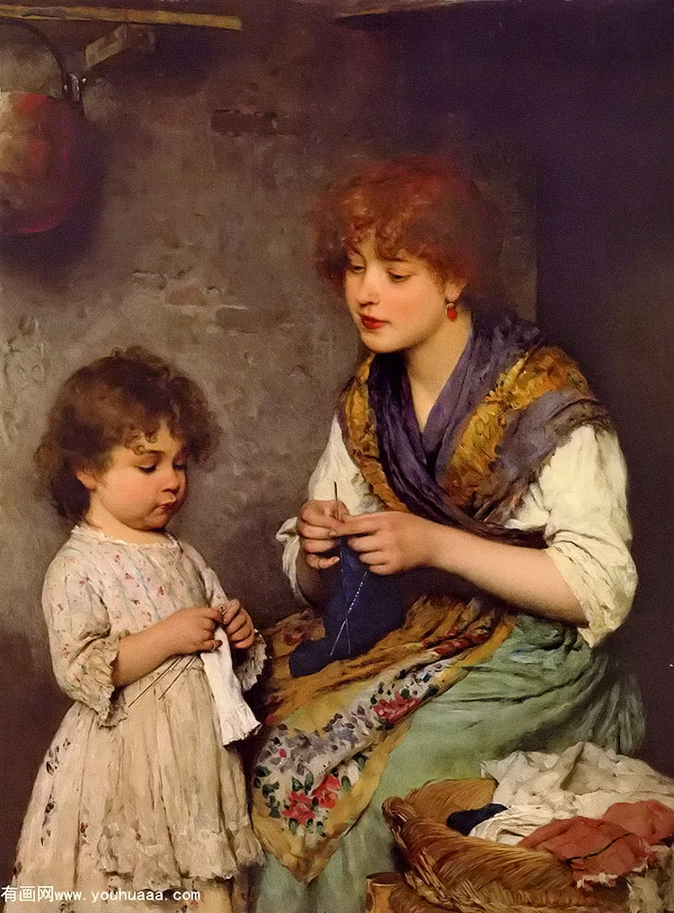 the knitting lesson