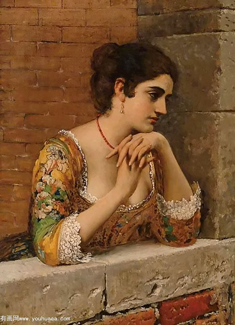 venetian beauty on balcony