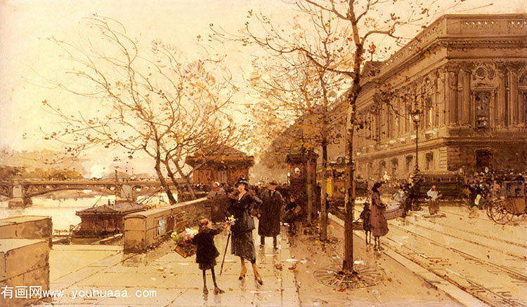 le louvre et la passerelle des arts