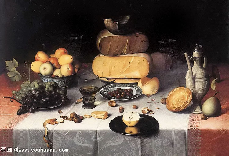 still-life with cheeses