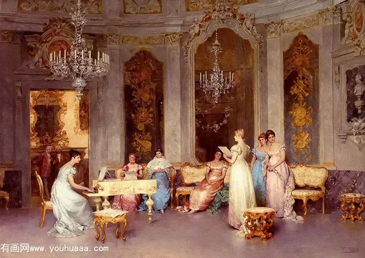 parlor scene