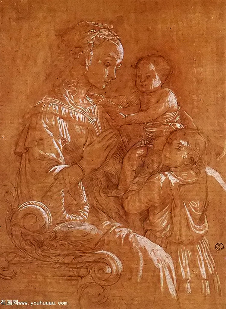 ʥĸʥӤλʹ - madonna with the child and two angels