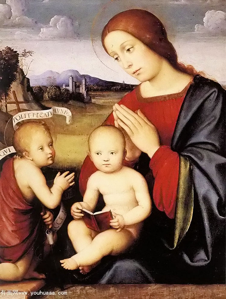 ʥĸСʩϴʥԼ - madonna and child with the infant st john the baptist