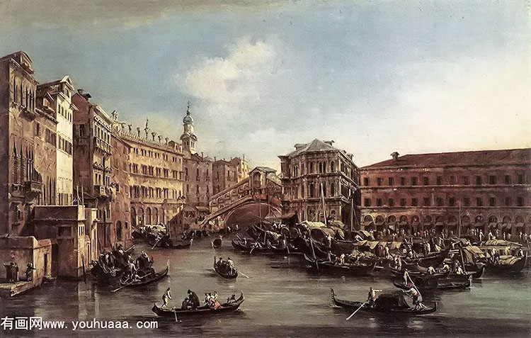 the rialto bridge with the palazzo dei camerlenghi