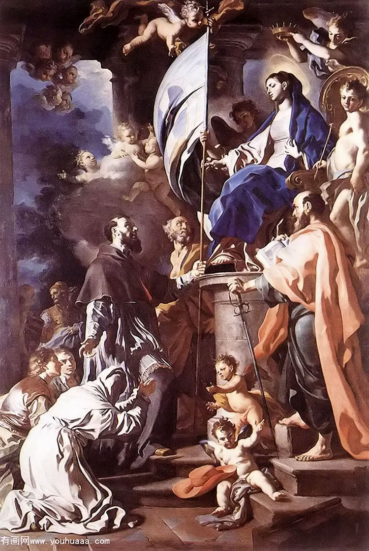 ʥĵ´ʥĸнӹʥĹ - st bonaventura receiving the banner of st sepulchre from the madonna