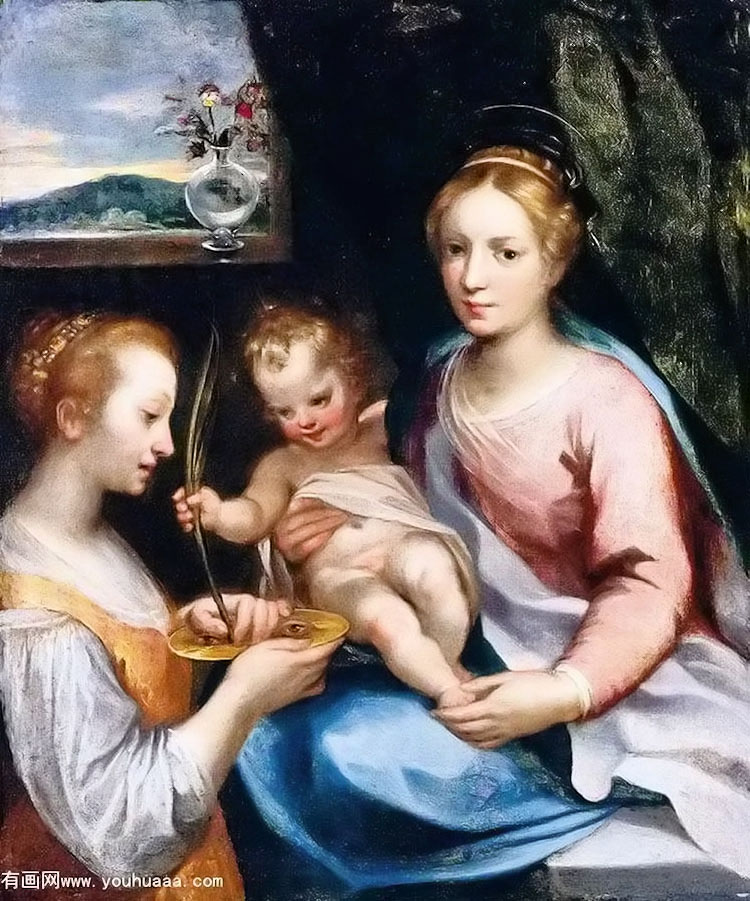 ʥĸʥ¶ - madonna and child with st lucy