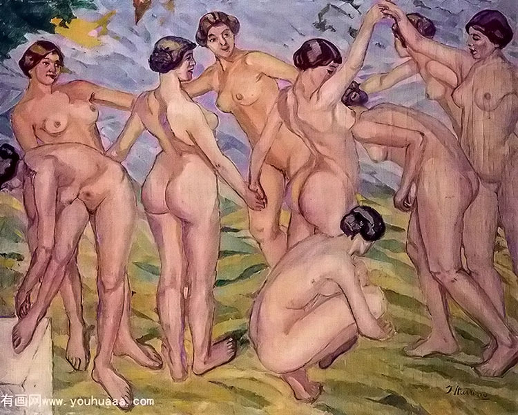 Nudes (Women Dancing in a Ring)