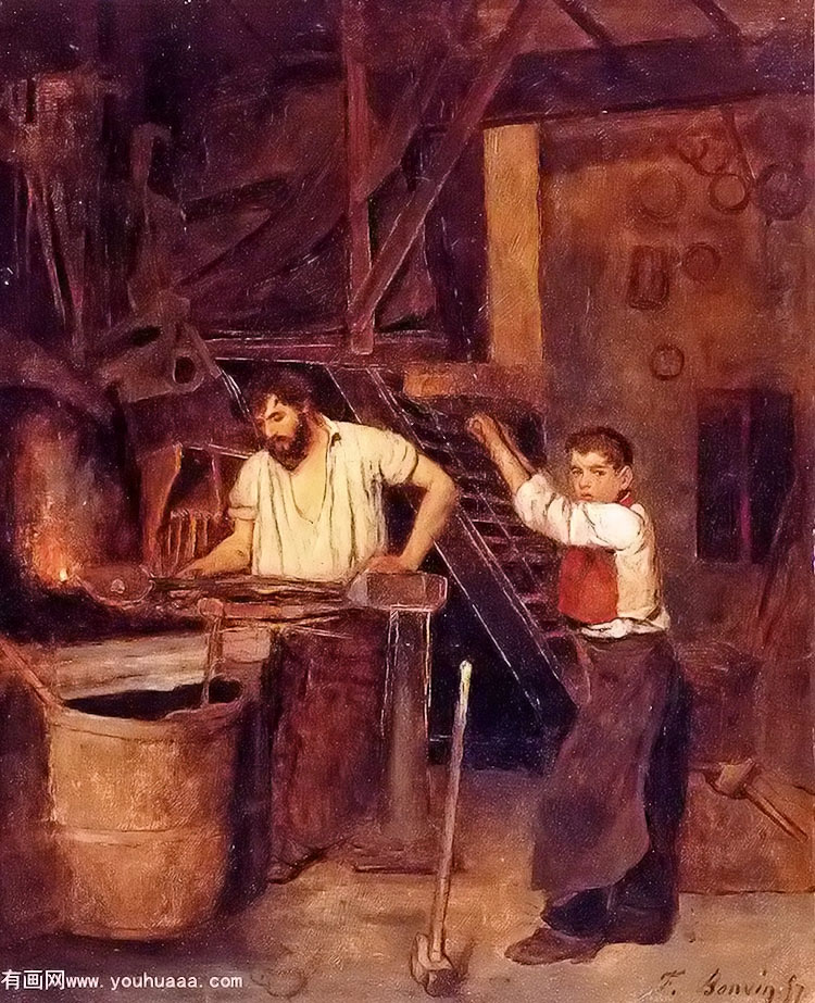 the blacksmiths shop