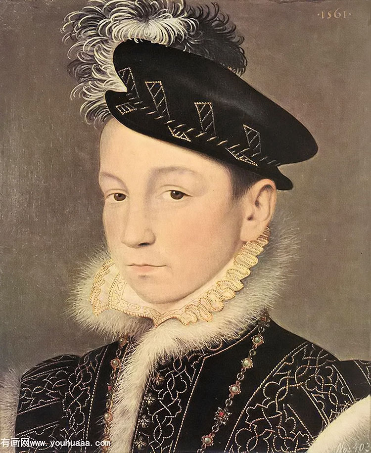 ˹Ф - portrait of king charles ix of france