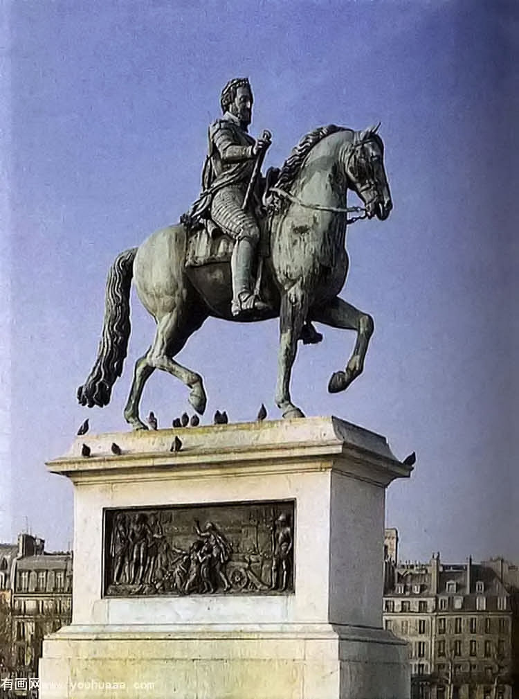 equestrian statue of henri iv