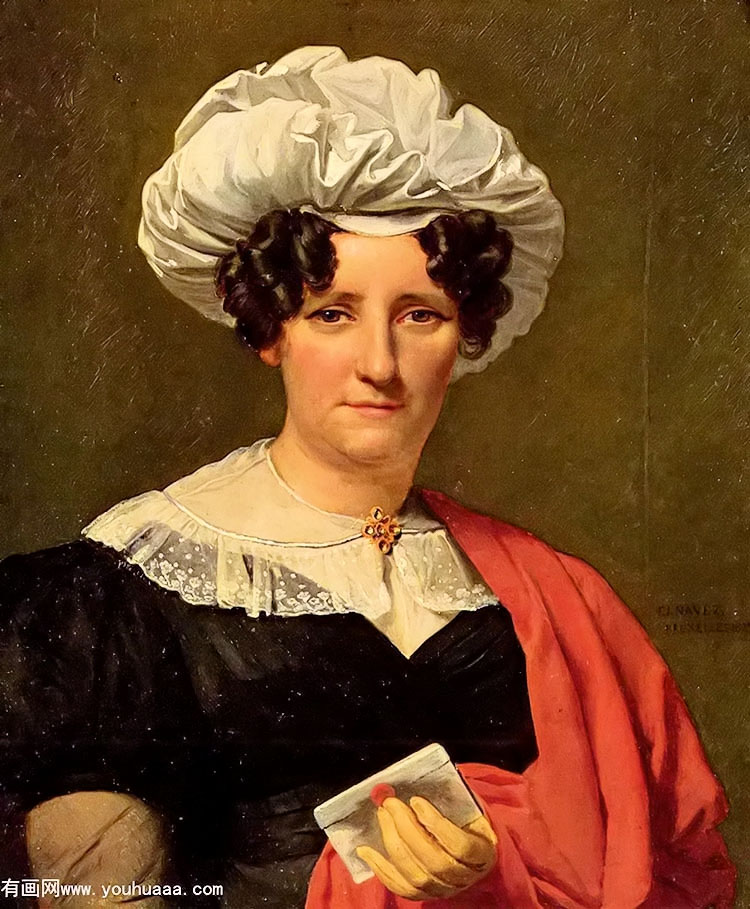 ŵŮʿ - portrait of a lady with a letter