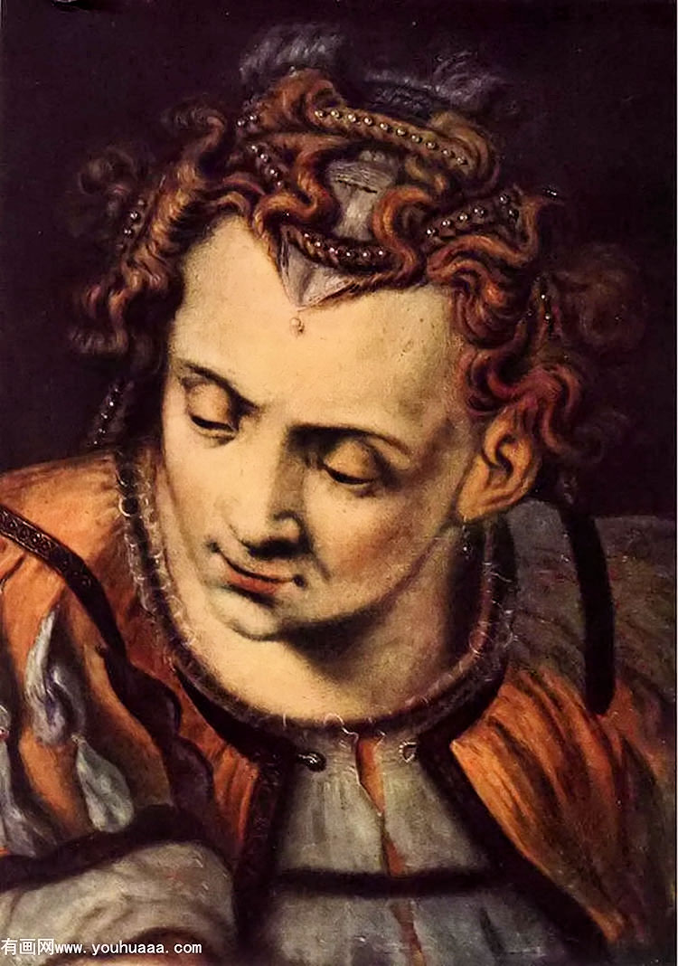 head of a woman