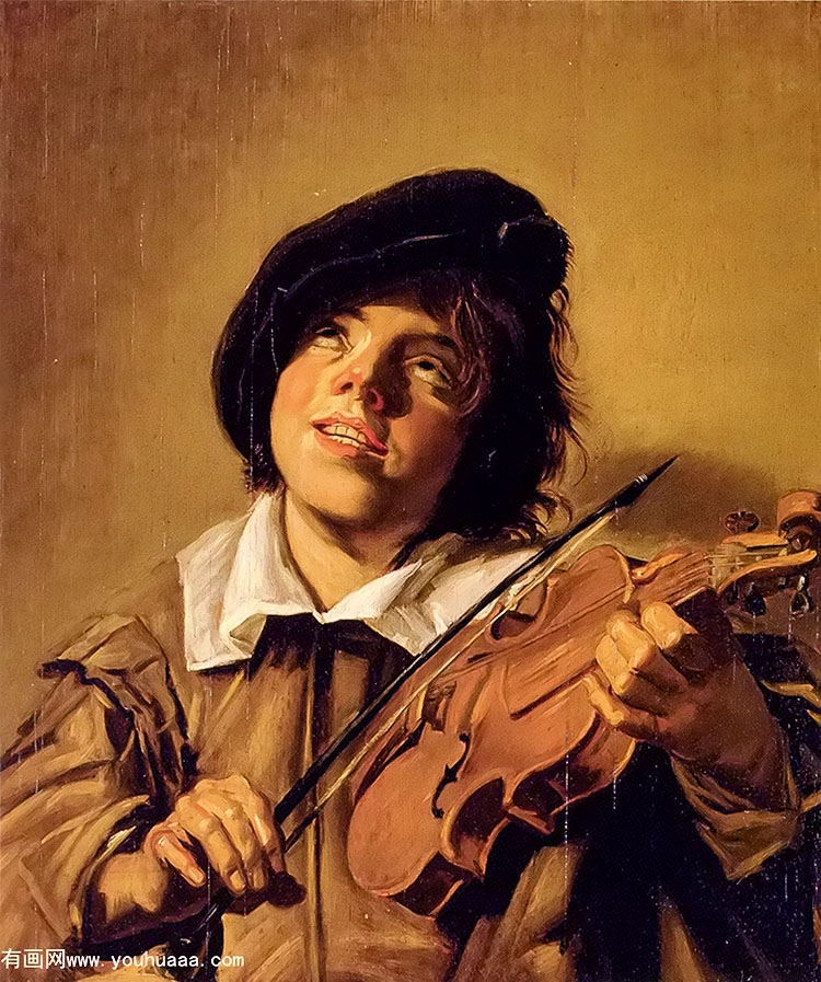 boy playing a violin