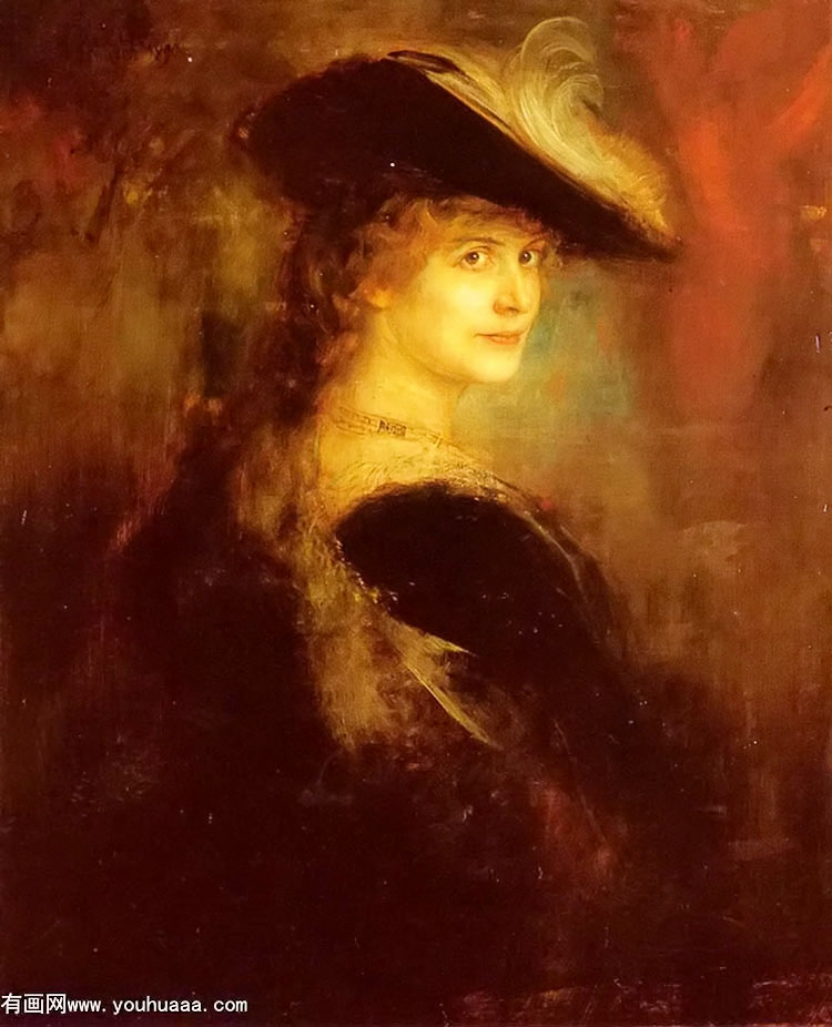 ³˹װŮ - portrait of an elegant lady in rubenesque costume