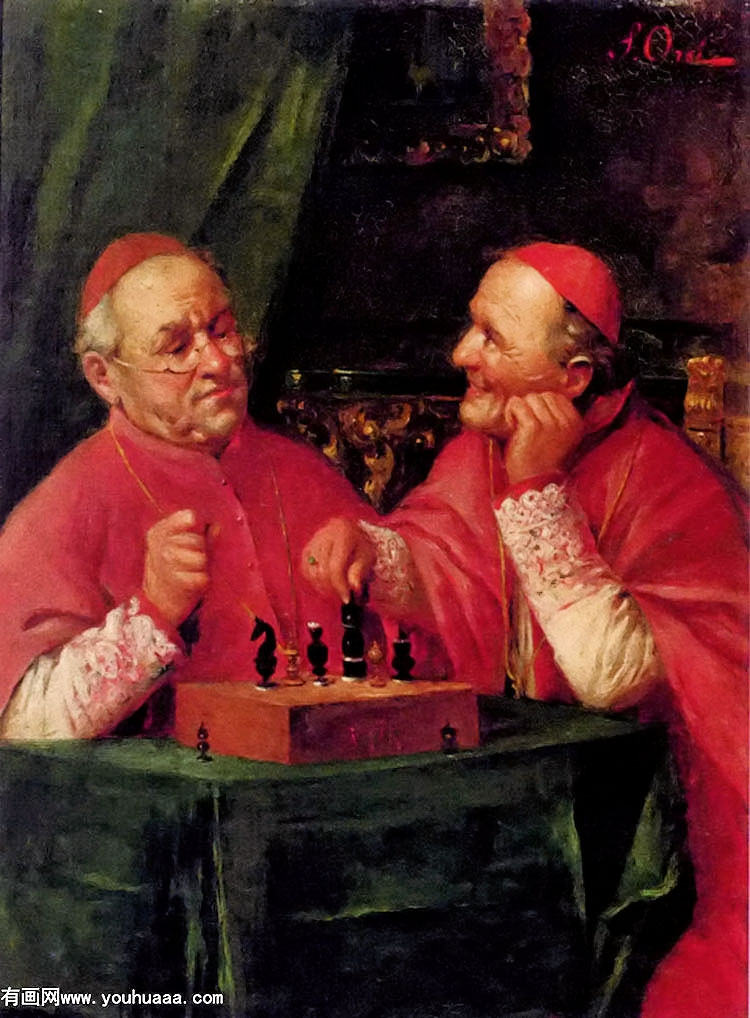 a chess game