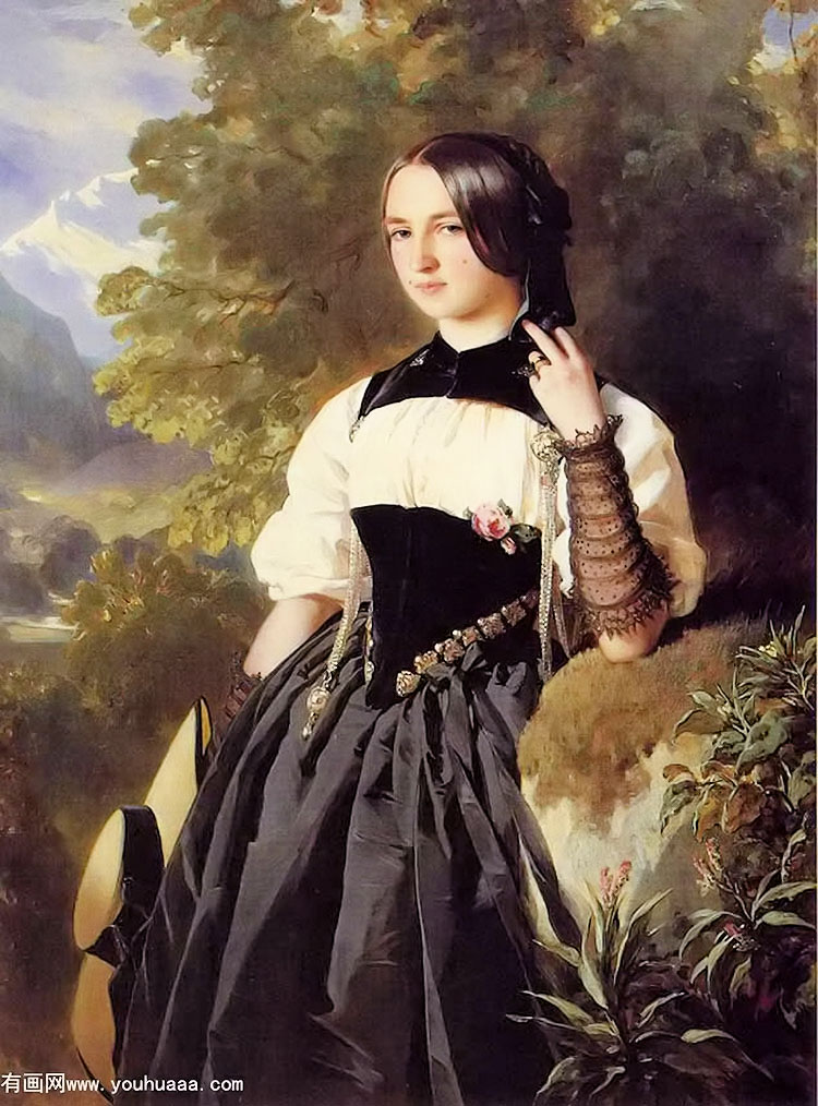 a swiss girl from interlaken